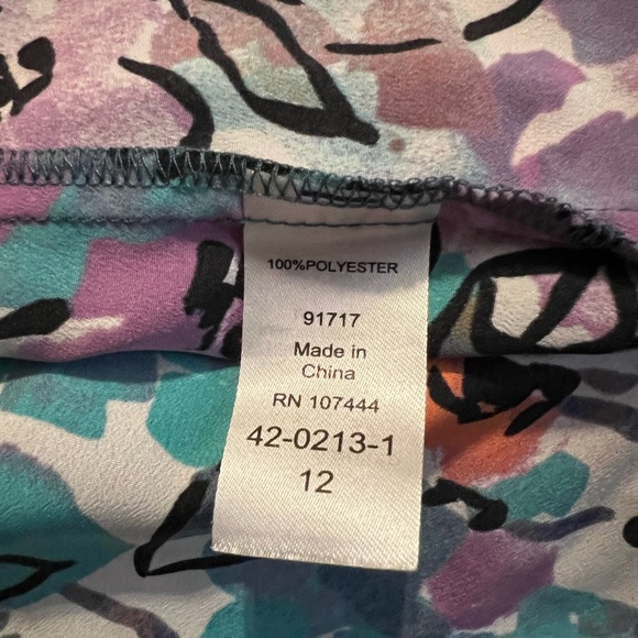 ⭐️3 For $25 Jessica Howard Floral Multicolor Top - Picture 7 of 8